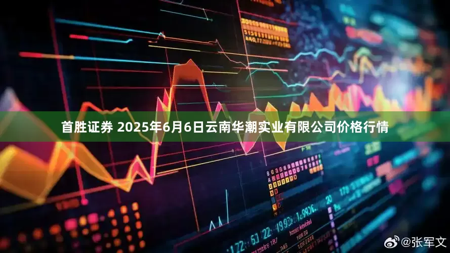 首胜证券 2025年6月6日云南华潮实业有限公司价格行情